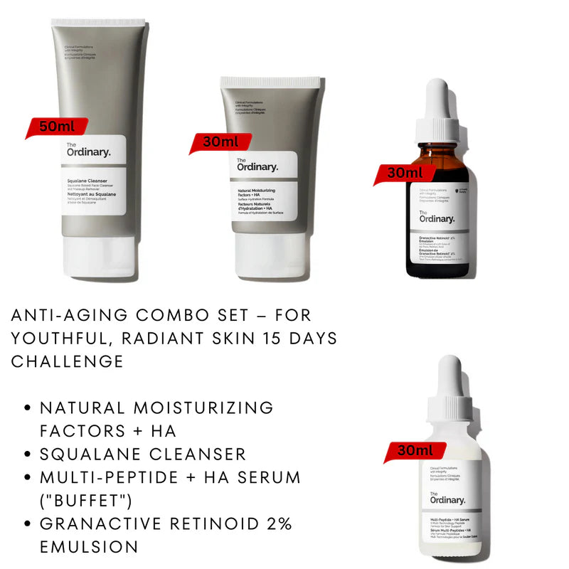 Anti-Aging Combo Set – For Youthful, Radiant, Firm Skin