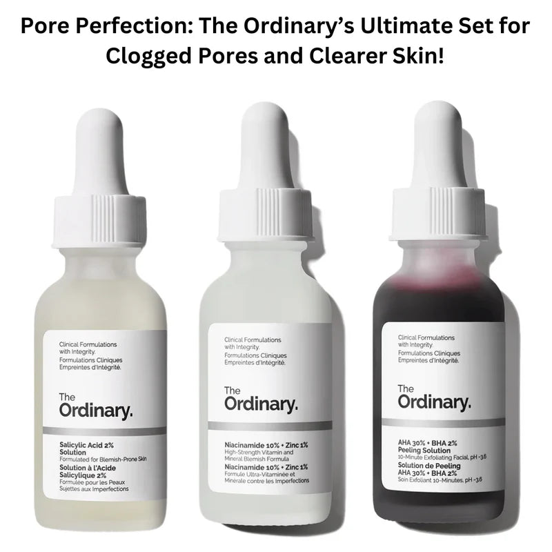 Pore Perfection: The Ordinary’s Ultimate Set for Clogged Pores and Clearer Skin