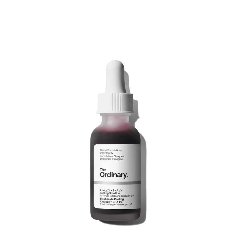 AHA 30% + BHA 2% Peeling Solution – 10-Minute Exfoliating Facial for Radiant Skin