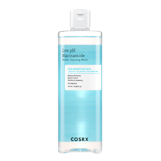 COSRX Low pH Niacinamide Micellar Cleansing Water – Gentle Makeup Remover & Skin Brightener