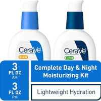 CeraVe AM & PM Facial Moisturizing Lotion Bundle – 2-Pack (89ml Each)