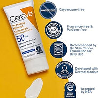 CeraVe Hydrating Mineral Sunscreen SPF 50 – Face Sheer Tint (48g)