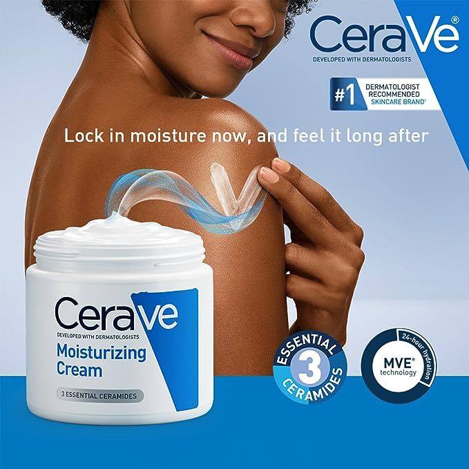 CeraVe Moisturizing Cream – Intense Hydration for Dry to Very Dry Skin (340g)