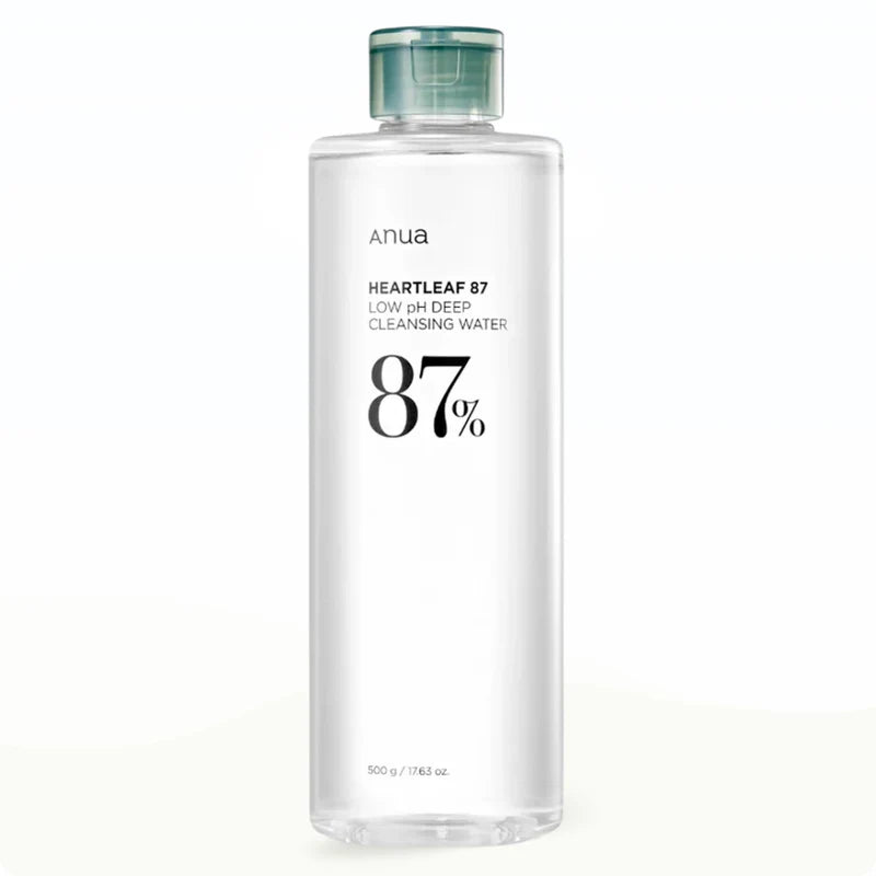 Anua Heartleaf 87% Low pH Deep Cleansing Water – Gentle Yet Powerful Cleanse for Sensitive Skin