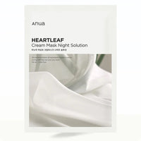 Anua Heartleaf Cream Mask Night Solution (10 Masks) – Intensive Overnight Soothing & Hydration