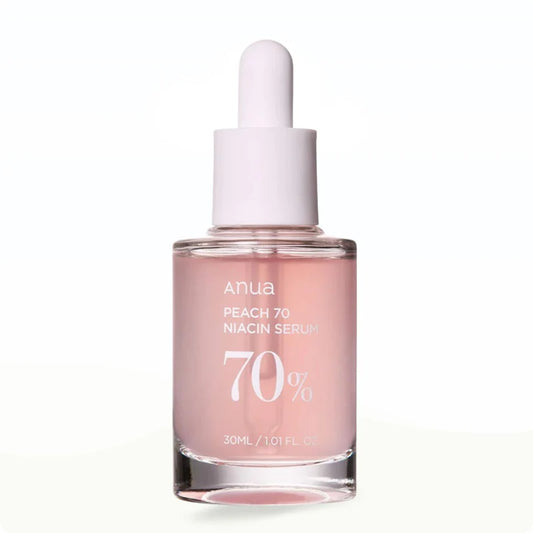 Anua Peach 70% Niacinamide Serum – Brightening & Hydrating Face Serum for Glowing Skin