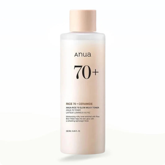 Anua Rice 70% Glow Milky Toner – Brightening & Hydrating Toner for Smooth, Radiant Skin