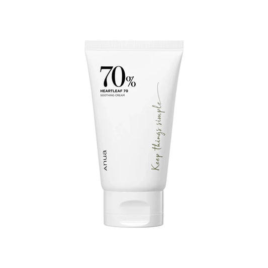 Anua Heartleaf 70% Soothing Cream – Calming Moisture for Sensitive, Irritated Skin