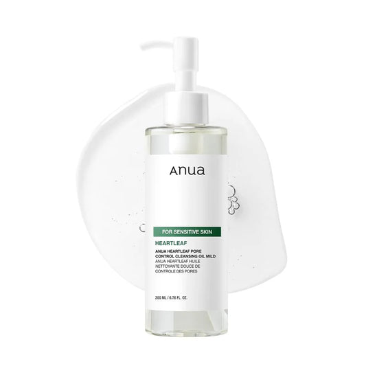 Anua Heartleaf Pore Control Cleansing Oil MILD – Gentle Deep Cleansing & Pore Care