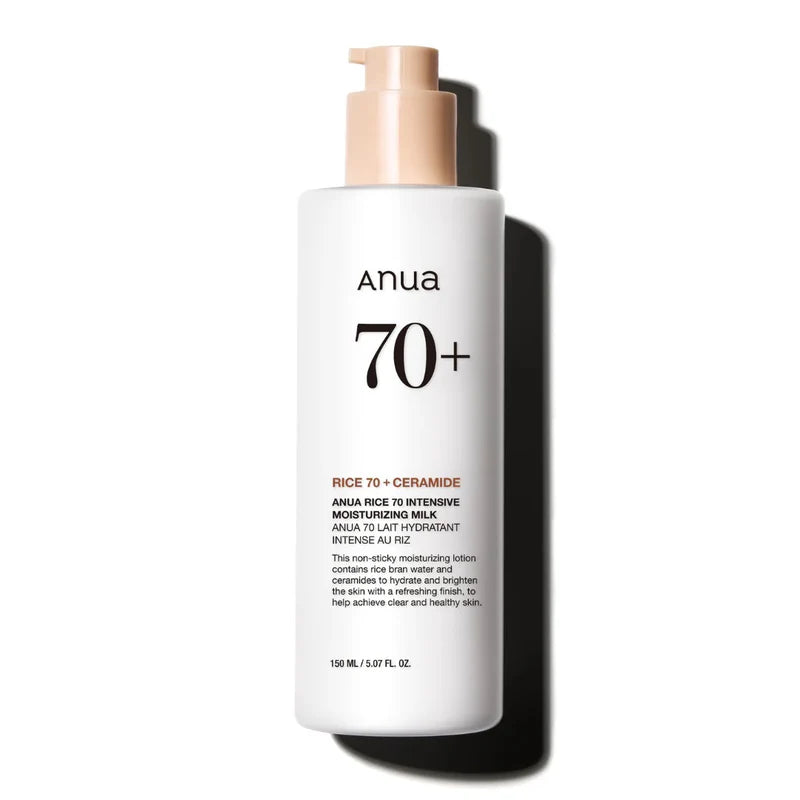 Anua Rice 70 Intensive Moisturizing Milk – Deep Nourishment & Glow for Dry, Dull Skin