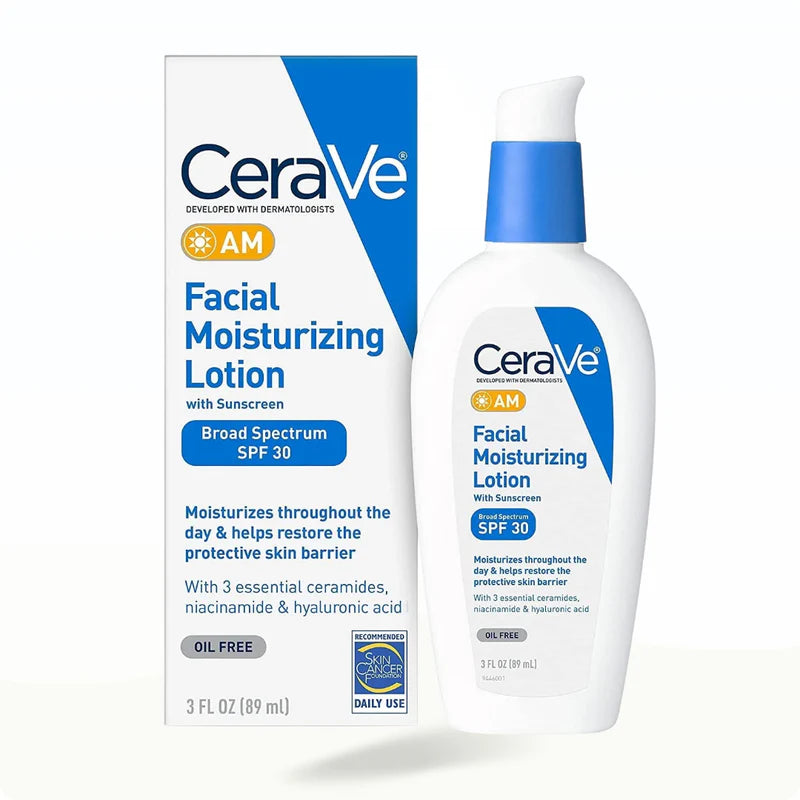 CeraVe AM Facial Moisturising Lotion SPF 30 – Daily Hydration & Sun Protection (89ml)