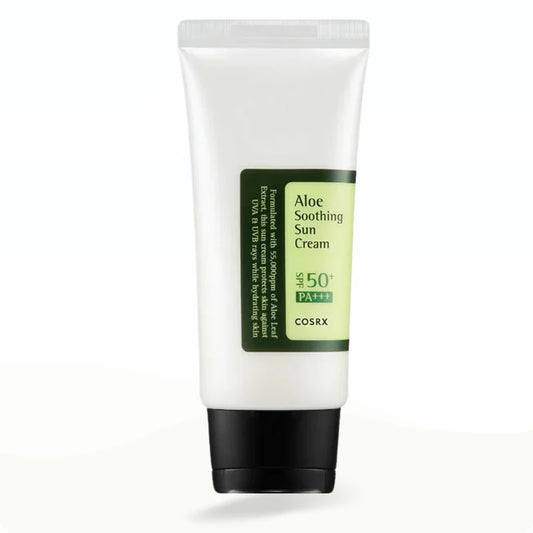 COSRX Aloe Soothing Sun Cream SPF50+ – Hydrating Daily UV Protection with Aloe Vera
