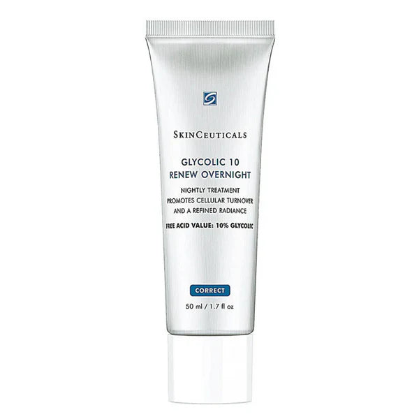 SkinCeuticals Glycolic 10 Renew Overnight Cream – 10% Glycolic Acid 50mL