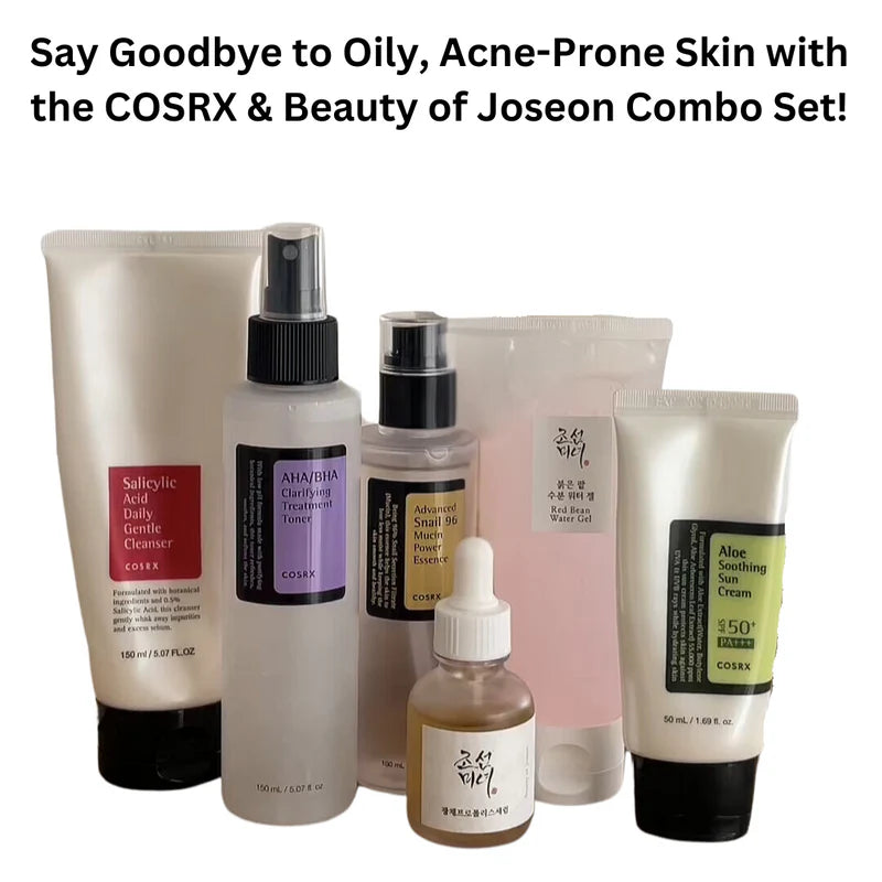 Complete Skincare Routine – COSRX & Beauty of Joseon for Oily, Acne-Prone Skin