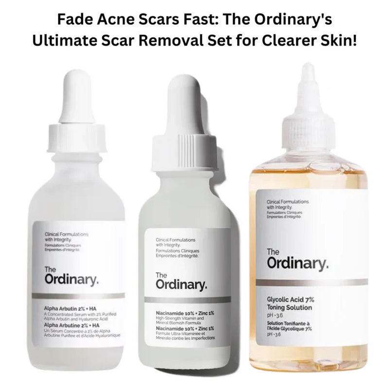 Fade Acne Scars Fast: The Ordinary's Ultimate Scar Removal Set for Clearer Skin!
