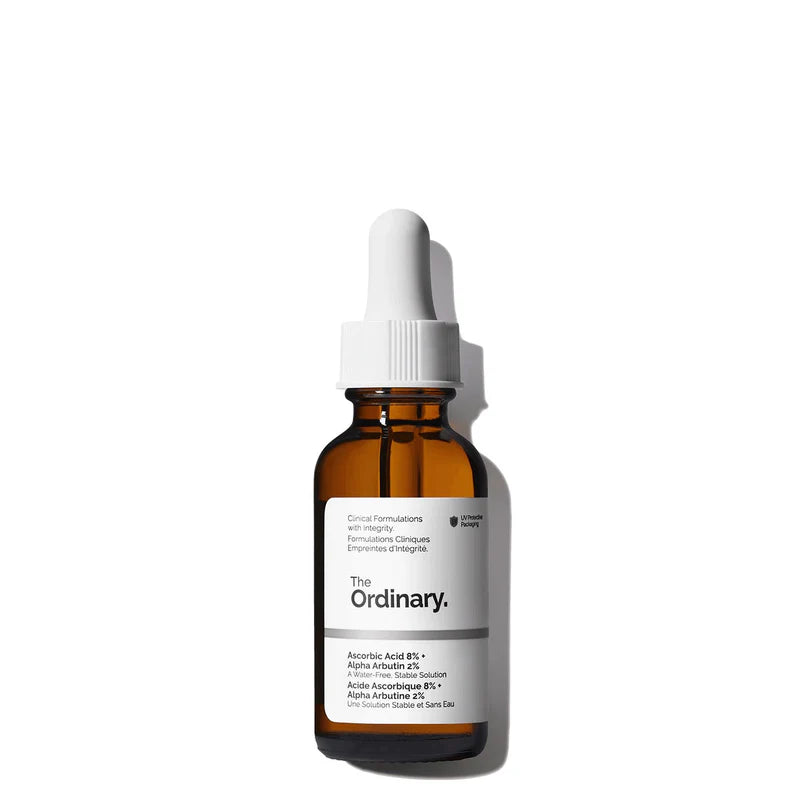 The Ordinary Ascorbic Acid 8% + Alpha Arbutin 2% – Brightening & Dark Spot Correcting Serum