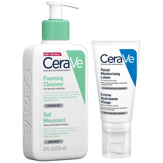 CeraVe Cleanse the Day Away Duo – Gentle, Effective Double Cleansing for Every Skin Type