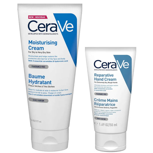 CeraVe Medium Moisturising Duo – Balanced Hydration for Normal to Dry Skin