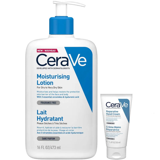 CeraVe Large Moisturising Lotion Duo – Long-Lasting Hydration for the Whole Body