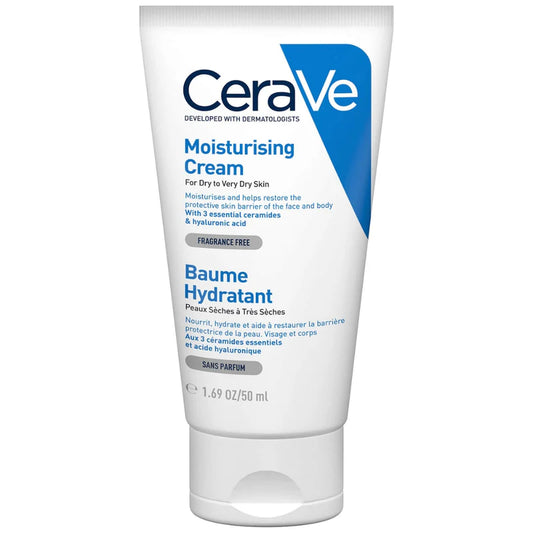CeraVe Moisturising Cream – Daily Hydration for Dry to Very Dry Skin (50ml)