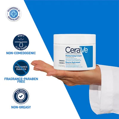 CeraVe Moisturizing Cream – Intense Hydration for Dry to Very Dry Skin (340g)