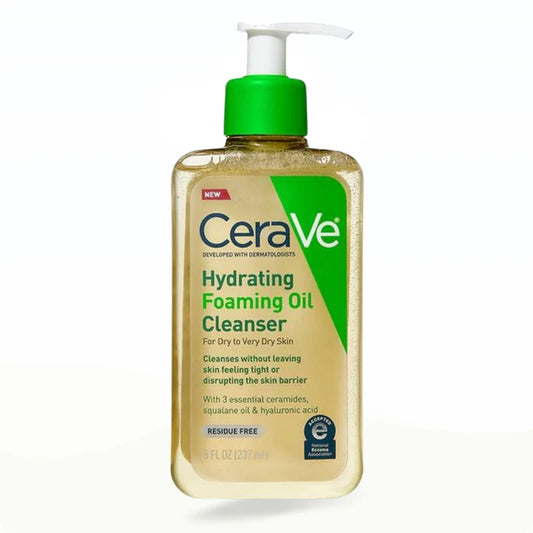 CeraVe Hydrating Foaming Oil Cleanser – Nourishing Cleanser for Dry to Very Dry Skin (236ml)