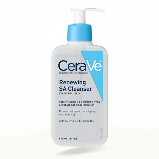 CeraVe Renewing SA Cleanser – Gentle Exfoliating Cleanser for Normal Skin (237ml)