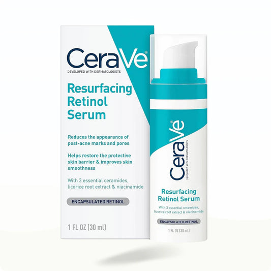 CeraVe Resurfacing Retinol Serum – Acne Mark & Texture Corrector (30ml)