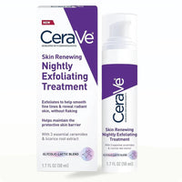 CeraVe Skin Renewing Nightly Exfoliating Treatment – Gentle Resurfacing While You Sleep