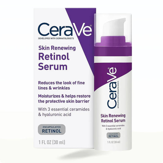 CeraVe Skin Renewing Retinol Serum – Anti-Aging & Brightening Formula (30ml)