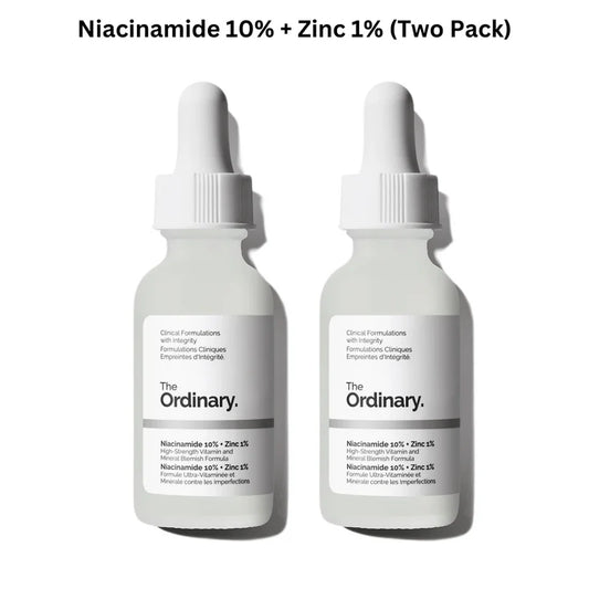 Niacinamide 10% + Zinc 1% (Two Pack) – Clear & Balanced Skin Duo