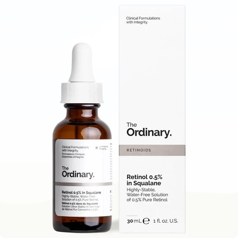 Retinol 0.5% in Squalane – Target Fine Lines & Uneven Texture with Moderate-Strength Retinol